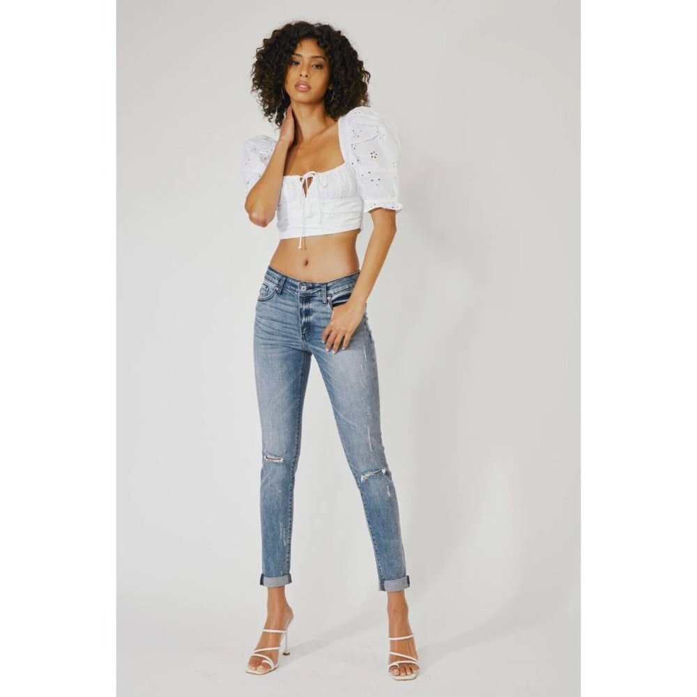 Kancan Women's Cherish High Rise Super Skinny Jeans